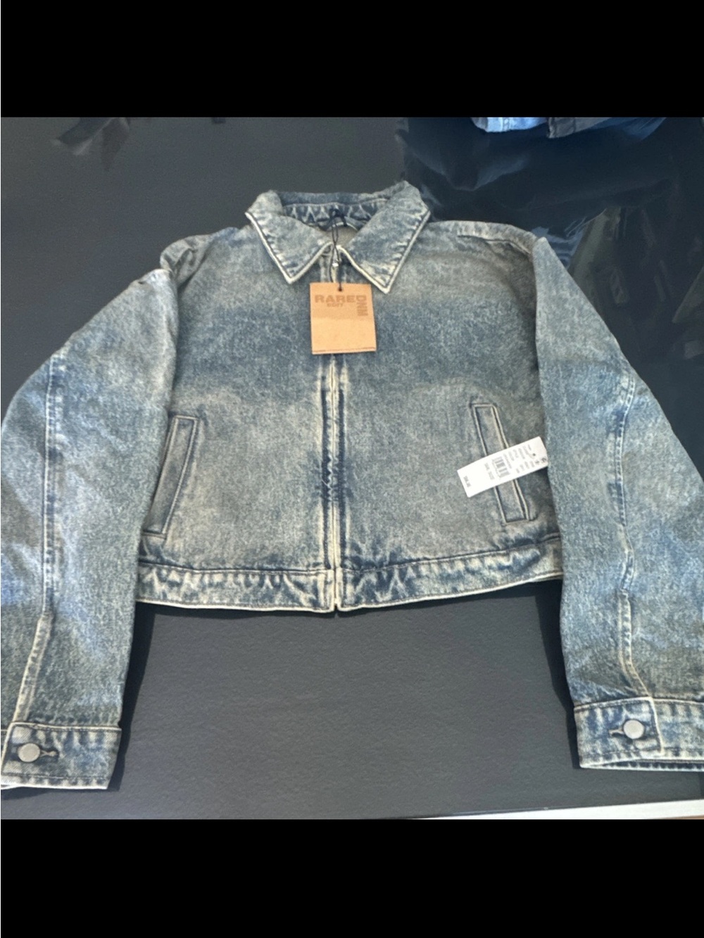 Classic Washed Blue Jean Jacket - Women